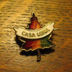 Casa Loma Toronto Canada Vintage Pin